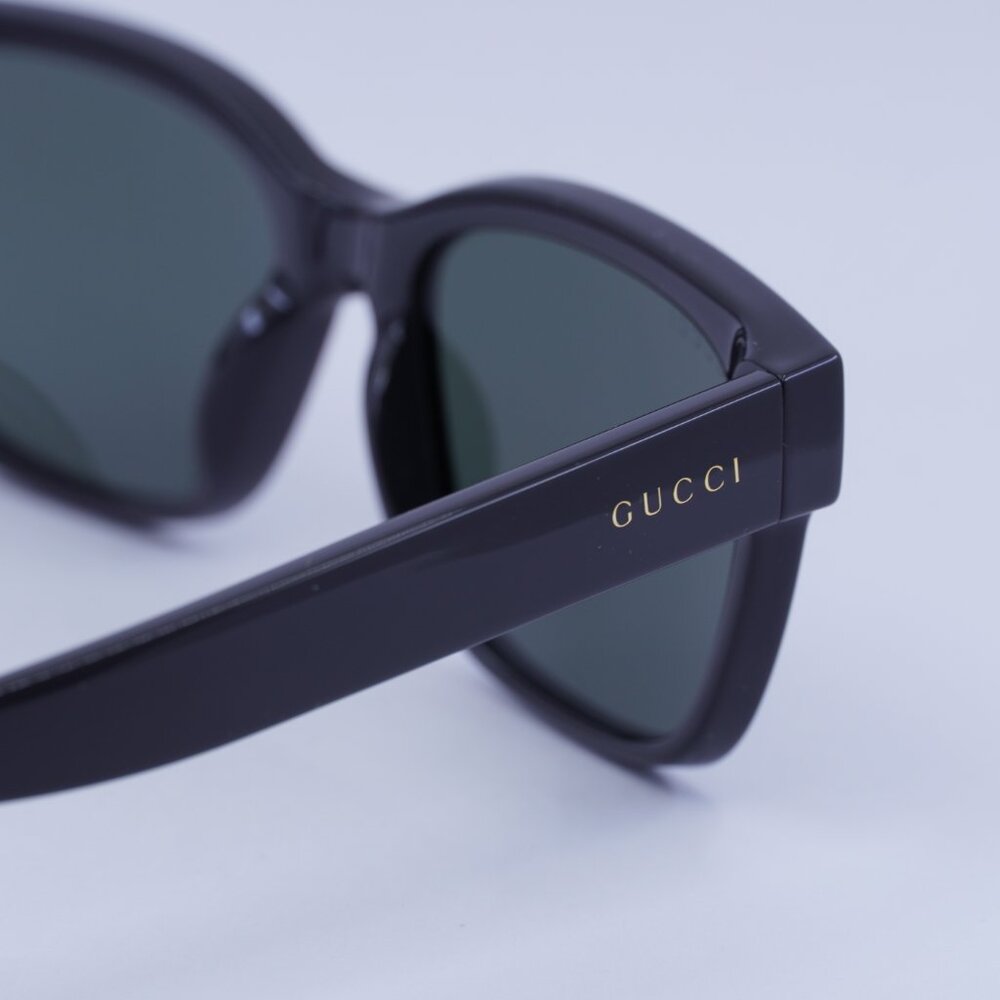 Gucci GG1716S 003 Sunglasses Grey Square Frame, Grey Lenses - Picture 5 of 11